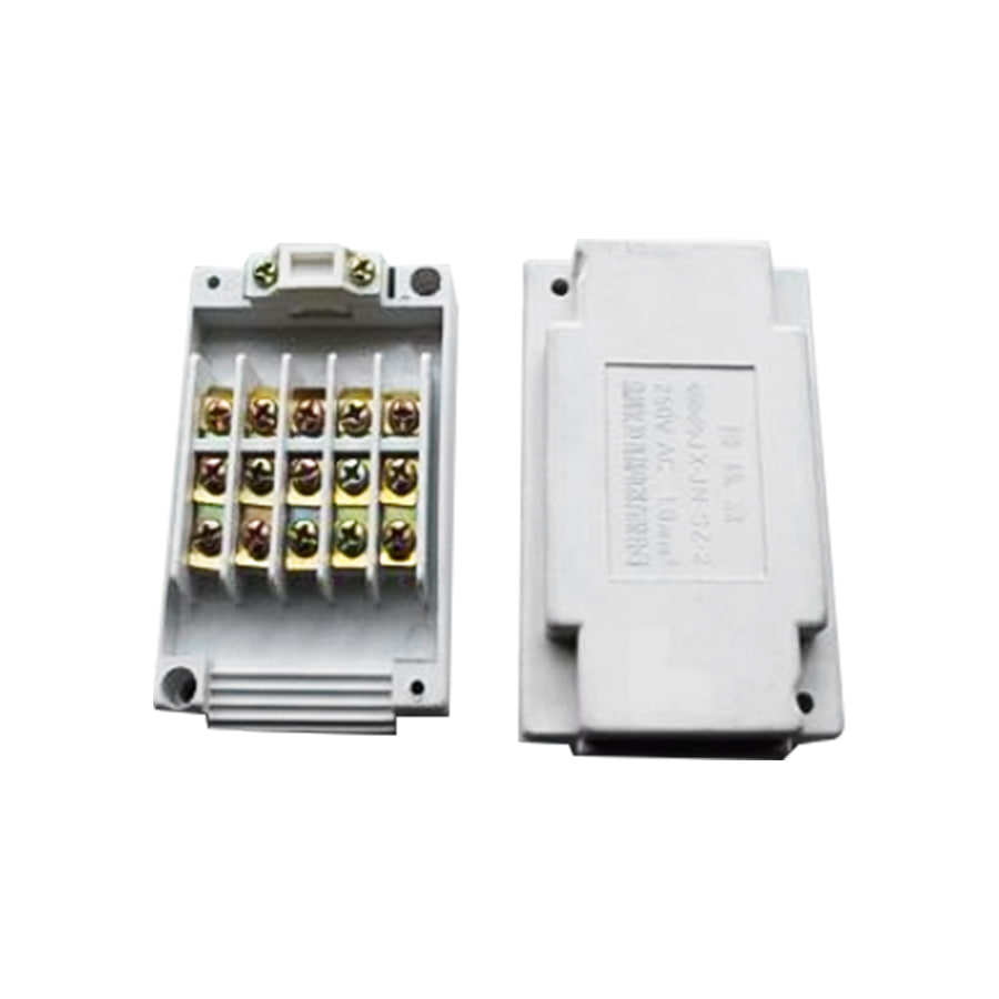 JX-JN-SZ-2 250V 1mm² Kotak Terminal 5 Posisi Putih
